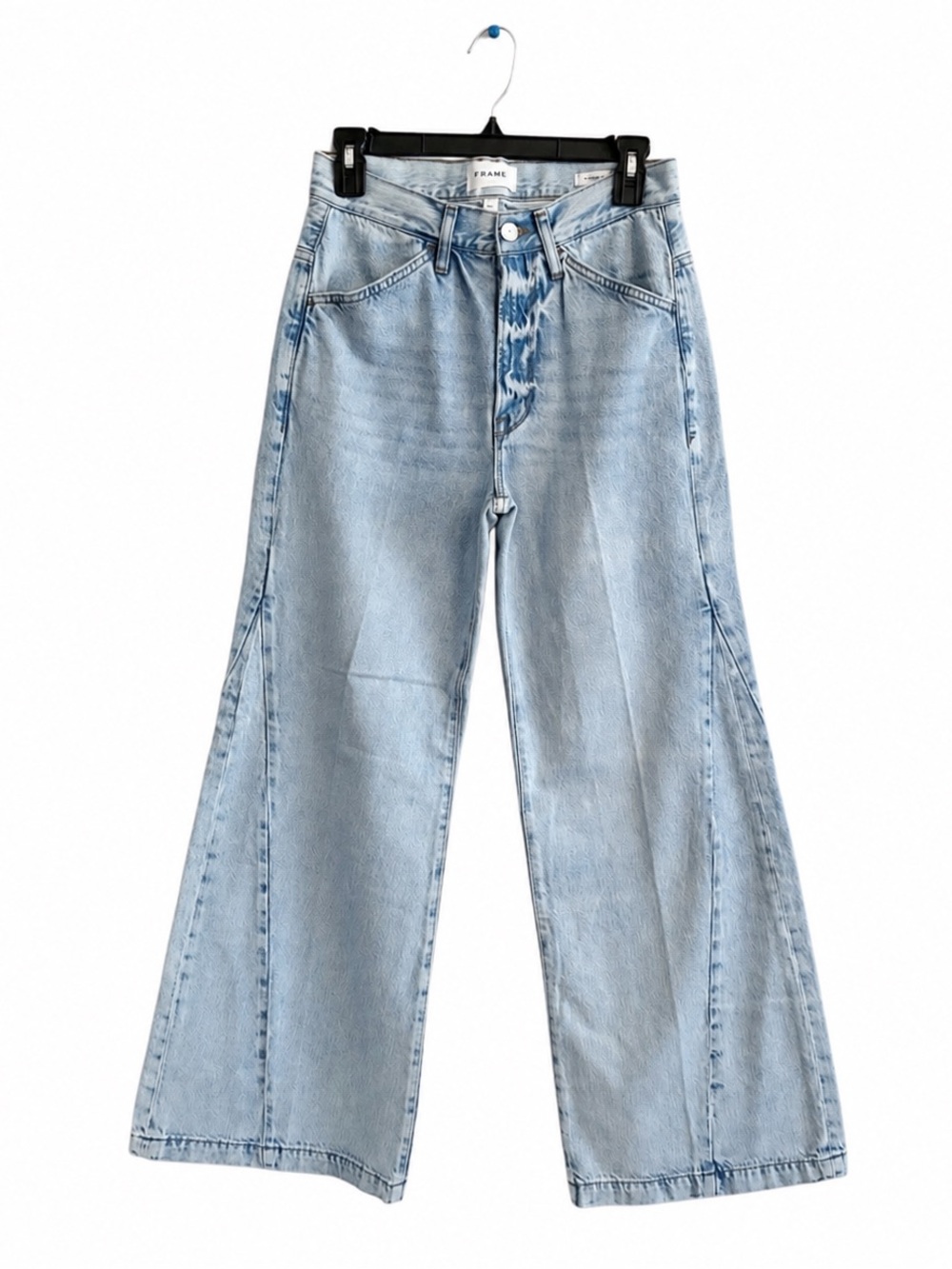 Frame Denim Light Blue Wide Leg Jeans